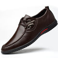 2021 spring new arrival: men's casual leather shoes - business formal, lace-up, versatile soft leather footwear - dropshipping available