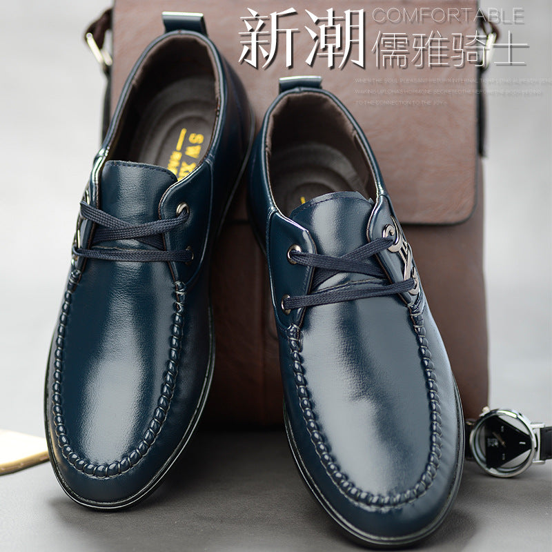 2021 spring new arrival: men's casual leather shoes - business formal, lace-up, versatile soft leather footwear - dropshipping available