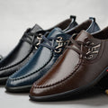 2021 spring new arrival: men's casual leather shoes - business formal, lace-up, versatile soft leather footwear - dropshipping available