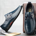 2021 spring new arrival: men's casual leather shoes - business formal, lace-up, versatile soft leather footwear - dropshipping available