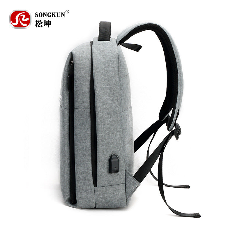 Computer bag, business bag, school bag, large capacity travel backpack, college student men's commuter backpack, Oxford cloth waterproof.