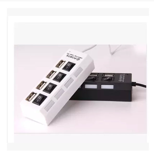 Factory direct USB HUB with switch USB one-quarter splitter 1 drag 4 port splitter expander
