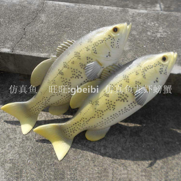 Simulation plastic fish and crab high imitation feel PU fish osmanthus fish freshwater fish aquarium decoration vegetable market ornament