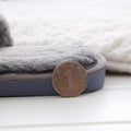 Crossed fur slippers for women 2024fall and winternew arrivalk-stylefashionslimming look one-piece cotton slippers trendyflats slippers for women