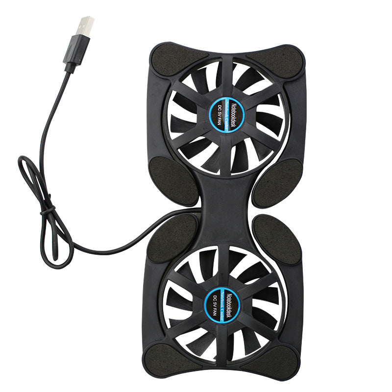 Supply portable foldable radiator laptop fan cooling pad octopus radiator manufacturer wholesale
