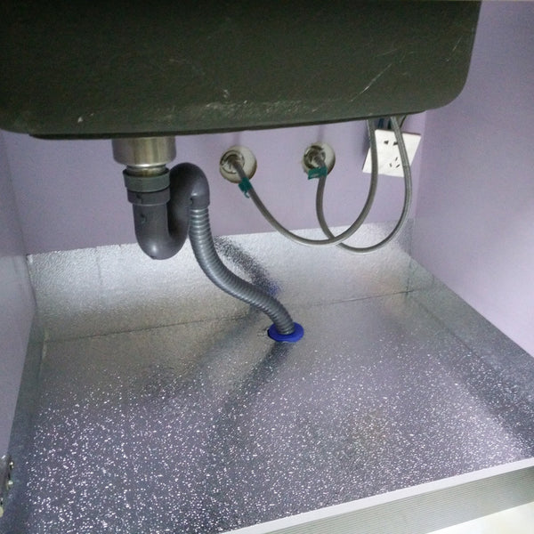 Wholesale Cabinet Drawer Kitchen Remodeling Supplies Aluminum Foil Tin Self-Adhesive Moisture-proof Waterproof Oil-proof Renovation Sticker Kitchen