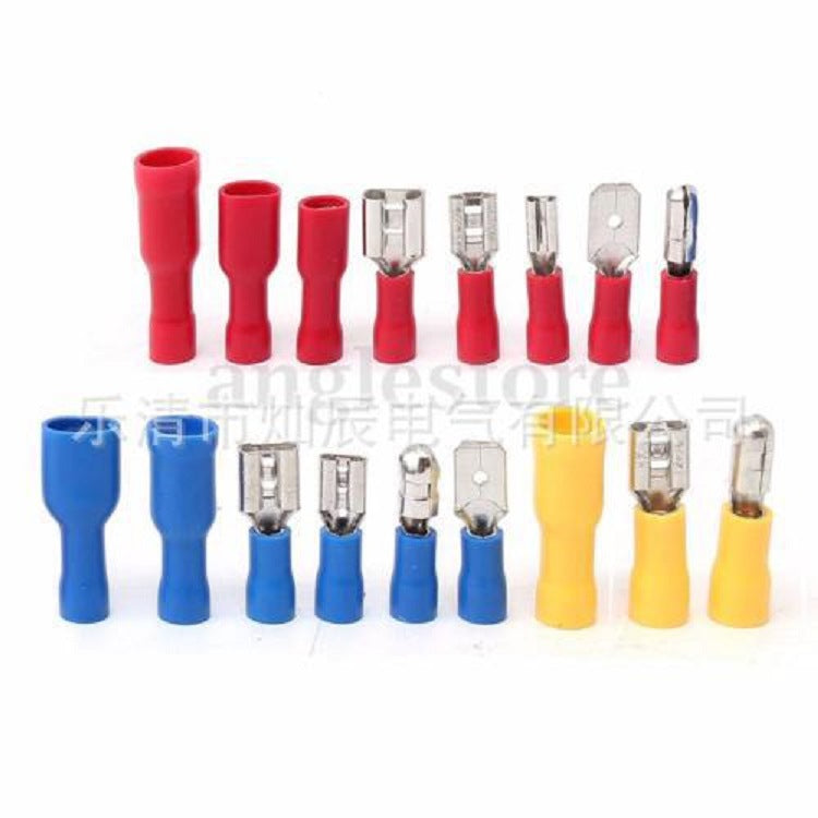 Cold-pressed terminal box 120pcs semi-insulated copper terminal PVC blister waterproof connection terminal manufacturer