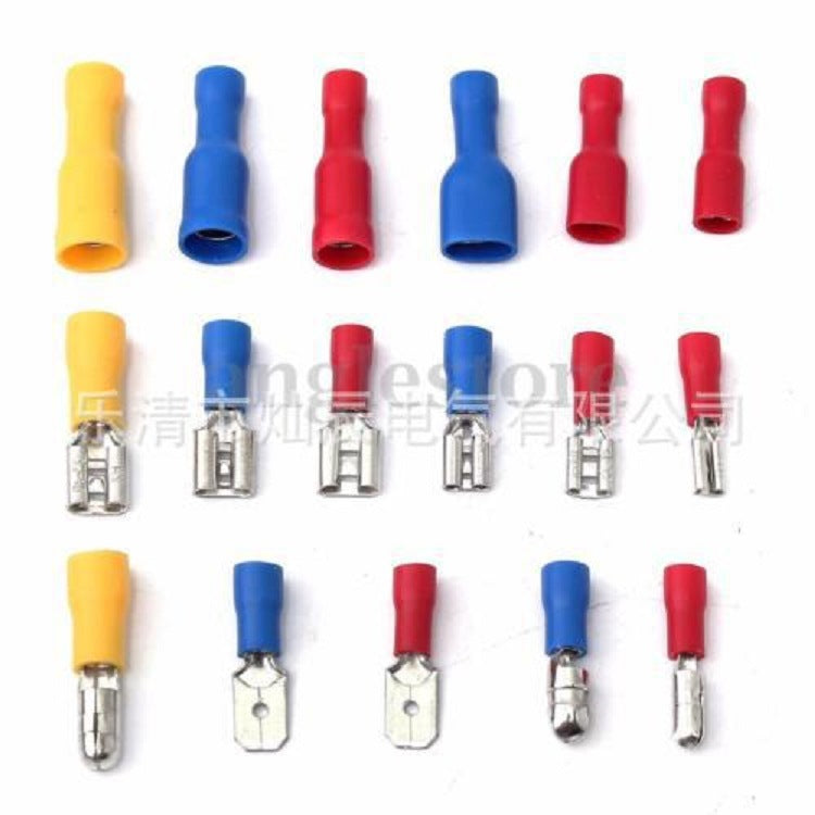 Cold-pressed terminal box 120pcs semi-insulated copper terminal PVC blister waterproof connection terminal manufacturer