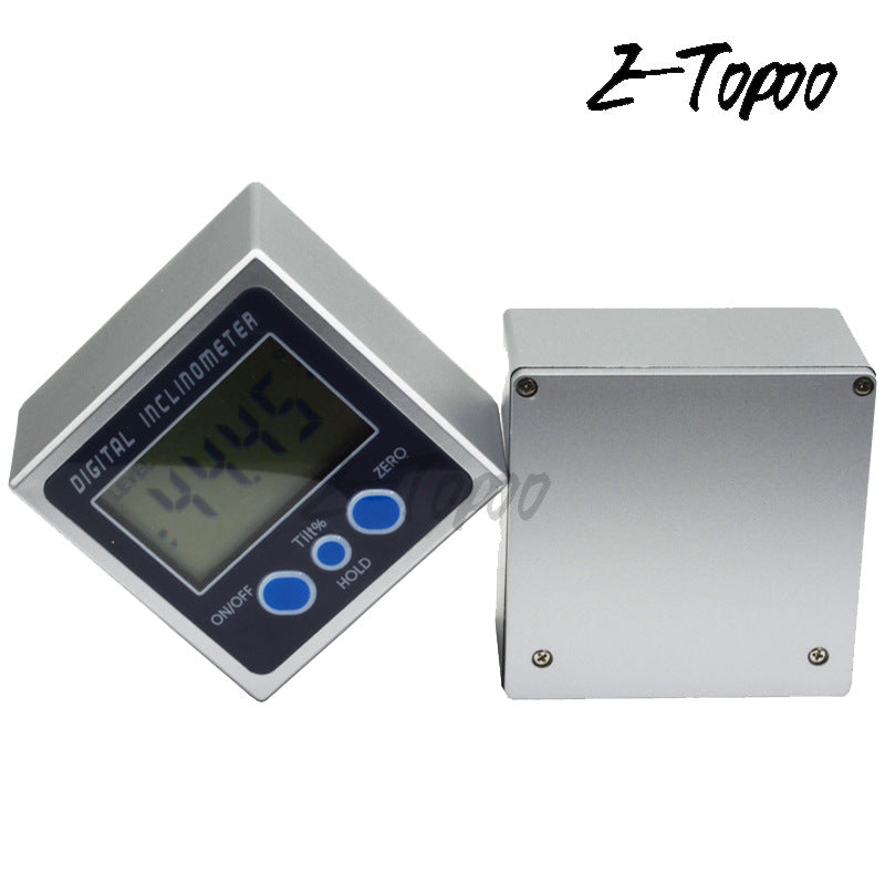 HUOTO metallic color 4 * 90 degrees, high quality, mini, angle meter, electronic tilt box