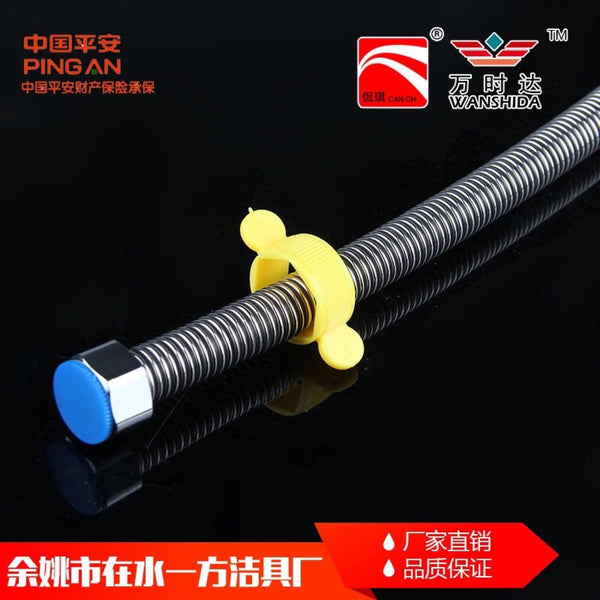 Kanqi 4 pipe 201 stainless steel encryption pipe corrugated pipe, high temperature explosion-proof water inlet hose water heater pipe
