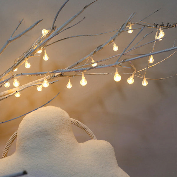 LED bubble ball light string ball light bedroom decorative light dormitory dormitory live broadcast photo atmosphere arrangement string light wholesale