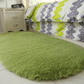 Oval home living room bedroom silk wool carpet floor mat cute room bedside blanket full cover girly heart customizable
