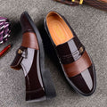 2021 spring men's business formal hollow-out leather shoes, slip-on perforated versatile men's footwear, dropshipping available