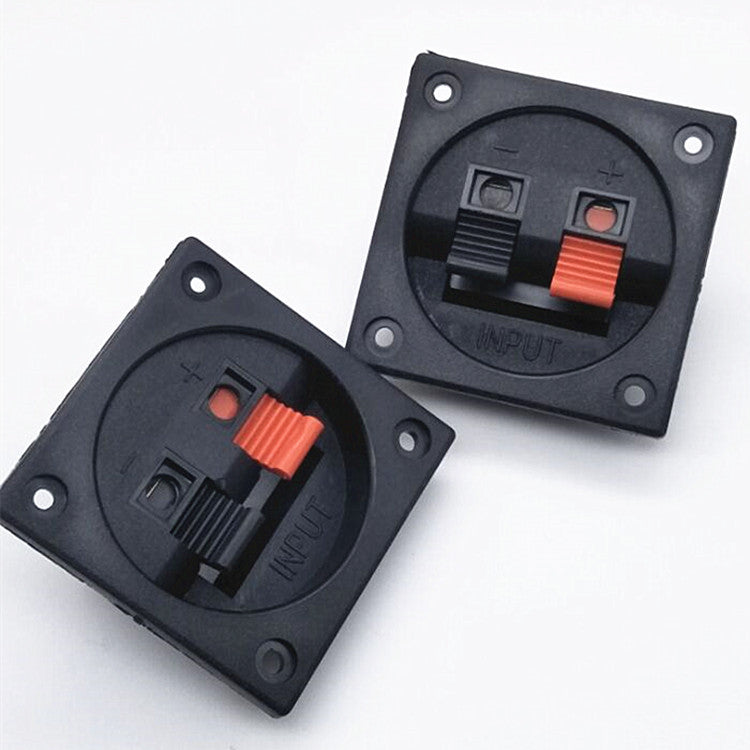 Factory direct sales WP2-7 2-position square audio junction box, terminal speaker two-position audio junction clip