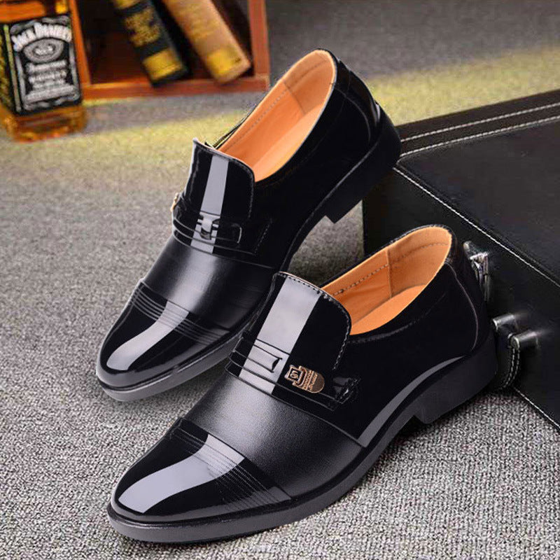 2021 spring men's business formal hollow-out leather shoes, slip-on perforated versatile men's footwear, dropshipping available
