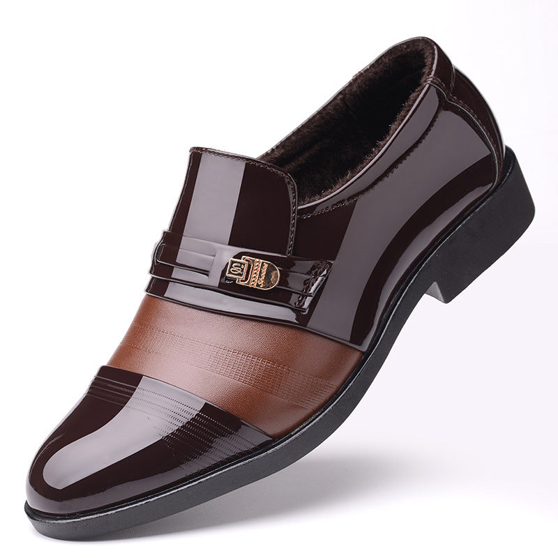 2021 spring men's business formal hollow-out leather shoes, slip-on perforated versatile men's footwear, dropshipping available
