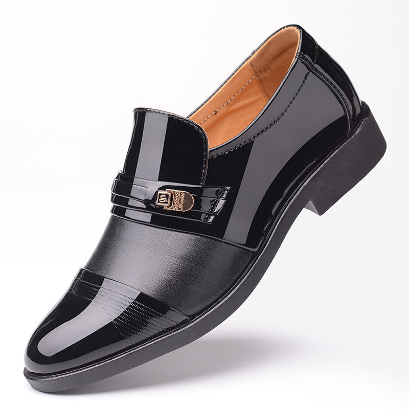 2021 spring men's business formal hollow-out leather shoes, slip-on perforated versatile men's footwear, dropshipping available