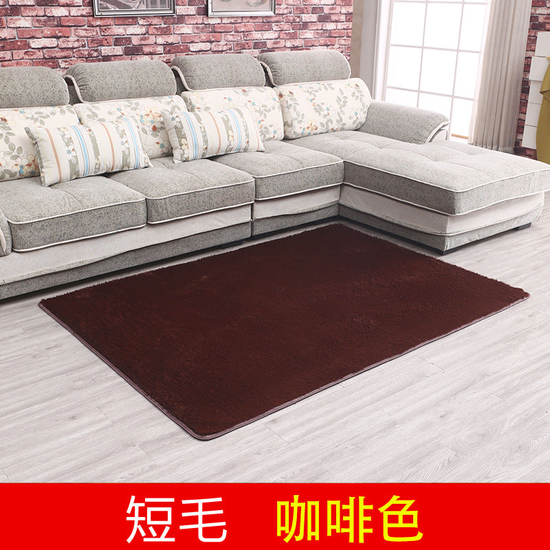 In stock supply thick washable silk stuffed blanket floor mat bedroom living room carpet floor mat bay window mat patchwork carpet
