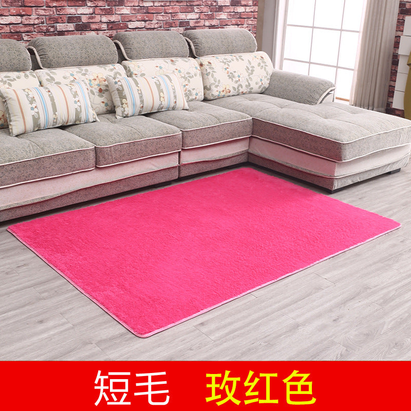 In stock supply thick washable silk stuffed blanket floor mat bedroom living room carpet floor mat bay window mat patchwork carpet