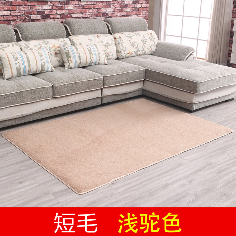 In stock supply thick washable silk stuffed blanket floor mat bedroom living room carpet floor mat bay window mat patchwork carpet