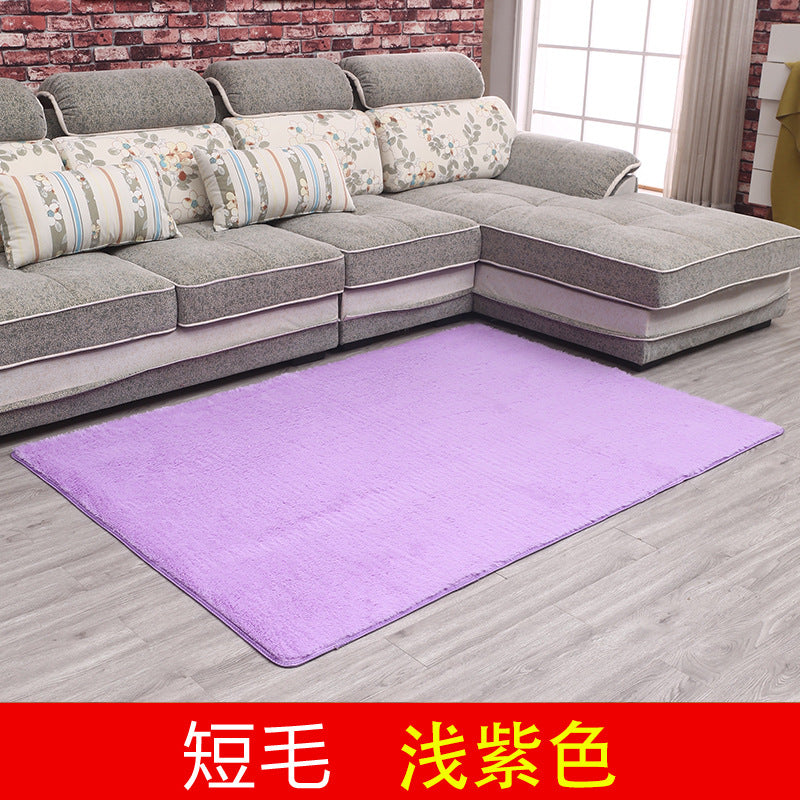 In stock supply thick washable silk stuffed blanket floor mat bedroom living room carpet floor mat bay window mat patchwork carpet