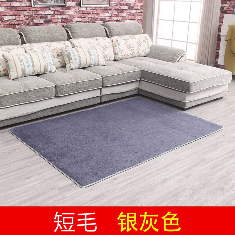 In stock supply thick washable silk stuffed blanket floor mat bedroom living room carpet floor mat bay window mat patchwork carpet