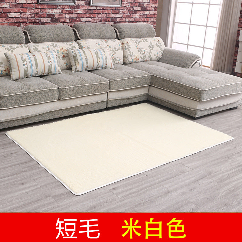 In stock supply thick washable silk stuffed blanket floor mat bedroom living room carpet floor mat bay window mat patchwork carpet