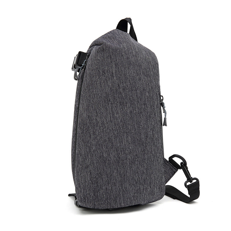 New fashionable shoulder breast bag large capacity multi-functional versatile messenger bag casual shoulder bag wholesale, one piece generation