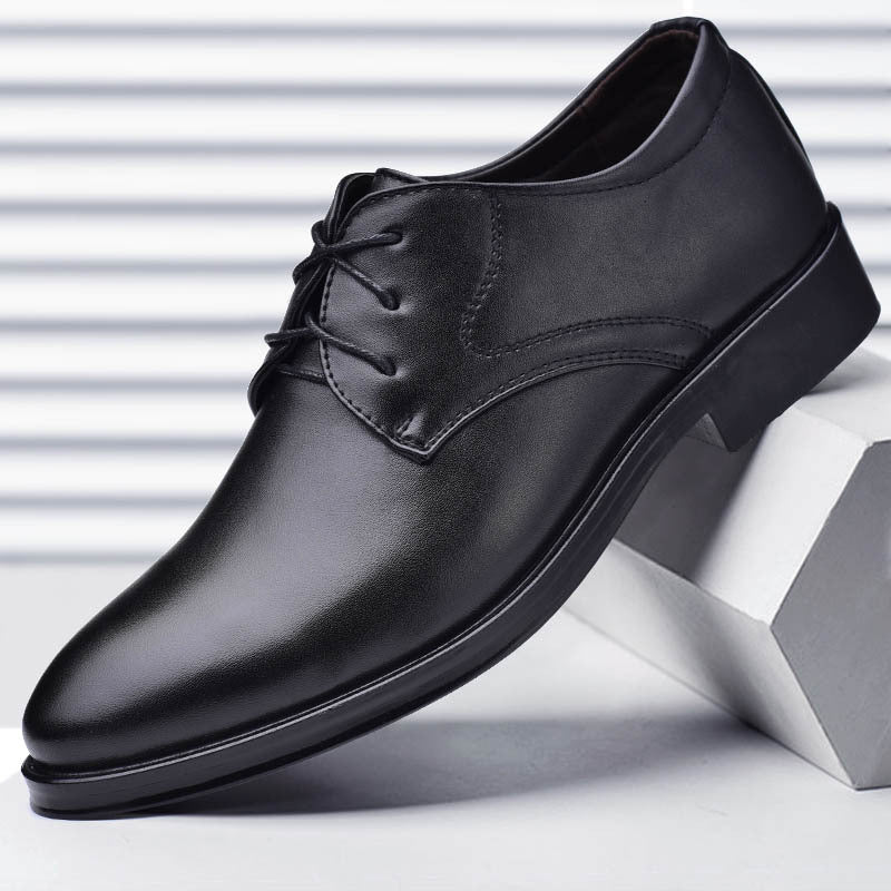 selection: 2021 new men's leather shoes - business formal, lace-up, versatile casual shoes - dropshipping available