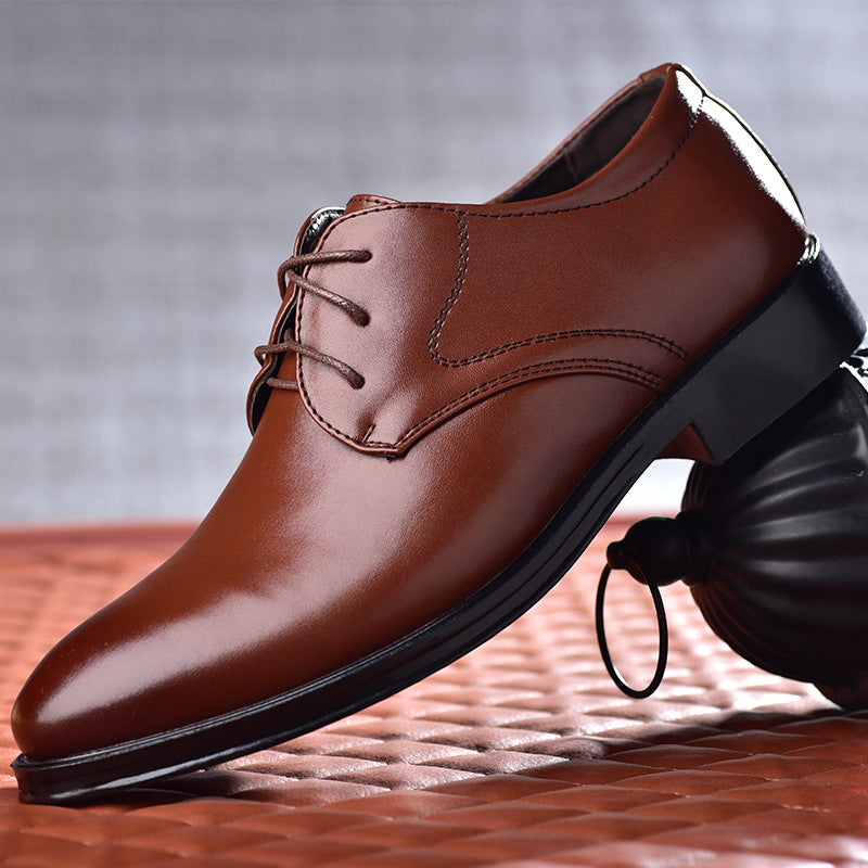 selection: 2021 new men's leather shoes - business formal, lace-up, versatile casual shoes - dropshipping available