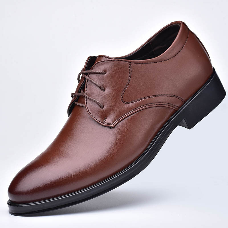 selection: 2021 new men's leather shoes - business formal, lace-up, versatile casual shoes - dropshipping available