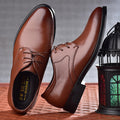 selection: 2021 new men's leather shoes - business formal, lace-up, versatile casual shoes - dropshipping available