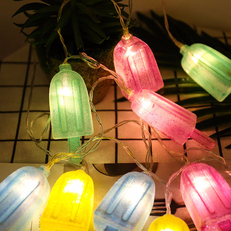 Children's fun lanterns led popsicle lanterns string lanterns festival lanterns string flashing lights bar lantern ball decorative small lanterns