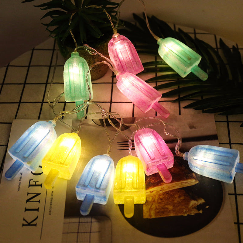 Children's fun lanterns led popsicle lanterns string lanterns festival lanterns string flashing lights bar lantern ball decorative small lanterns