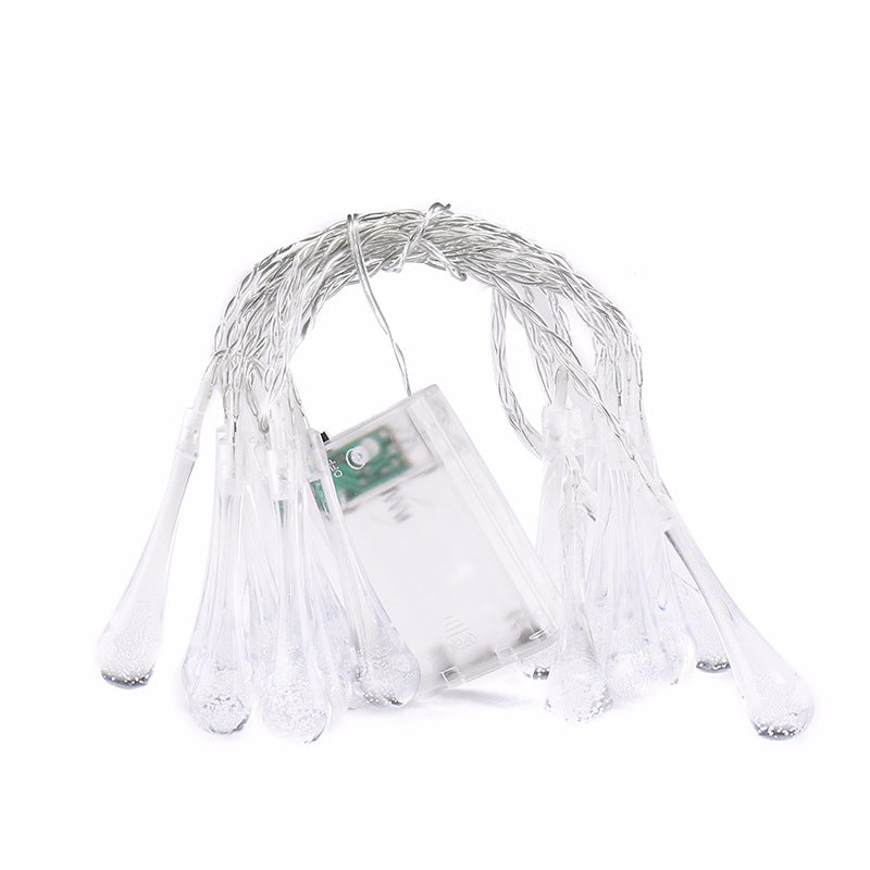 LED lanterns live broadcast background decoration creative water drop lights girl heart flash lights wedding romantic atmosphere arrangement string lights