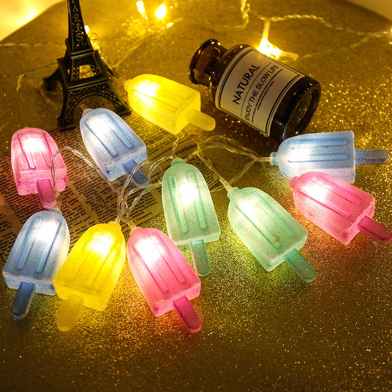Children's fun lanterns led popsicle lanterns string lanterns festival lanterns string flashing lights bar lantern ball decorative small lanterns