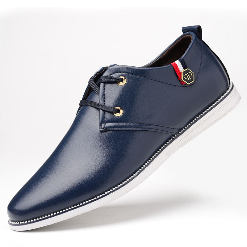 2021 new men's athletic casual shoes - breathable leather, tendon soft sole - dropshipping available