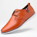 2021 new men's athletic casual shoes - breathable leather, tendon soft sole - dropshipping available