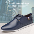 2021 new men's athletic casual shoes - breathable leather, tendon soft sole - dropshipping available