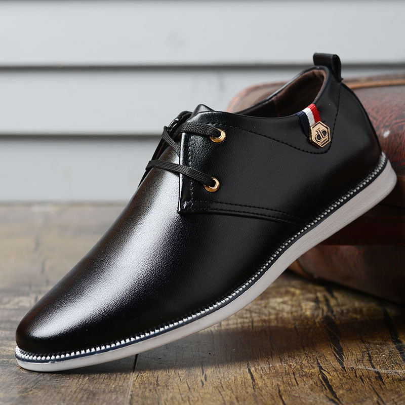 2021 new men's athletic casual shoes - breathable leather, tendon soft sole - dropshipping available
