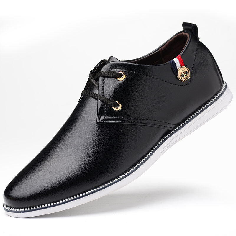 2021 new men's athletic casual shoes - breathable leather, tendon soft sole - dropshipping available