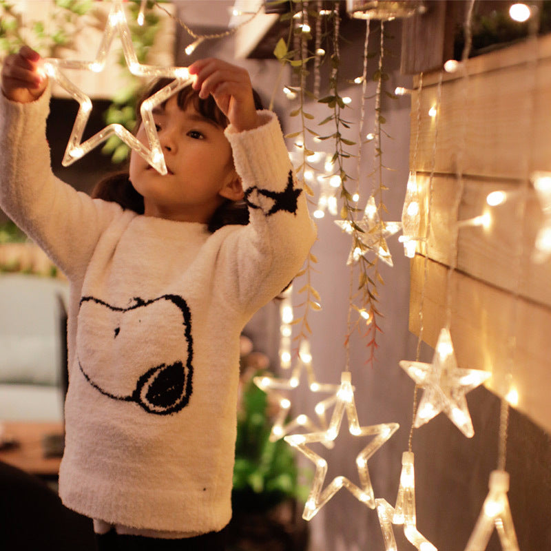 LED star lights, gypsy flashing lights, room bedroom curtain lights, dormitory small lights decorative light strings