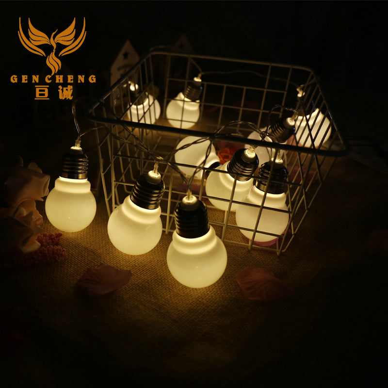 LED small bulb lights directly from the manufacturer ball light string outdoor waterproof municipal lighting festival