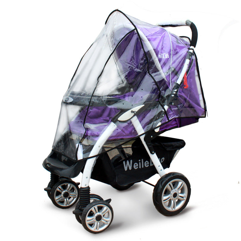 Universal stroller rain cover - baby umbrella stroller windproof & warm winter raincoat