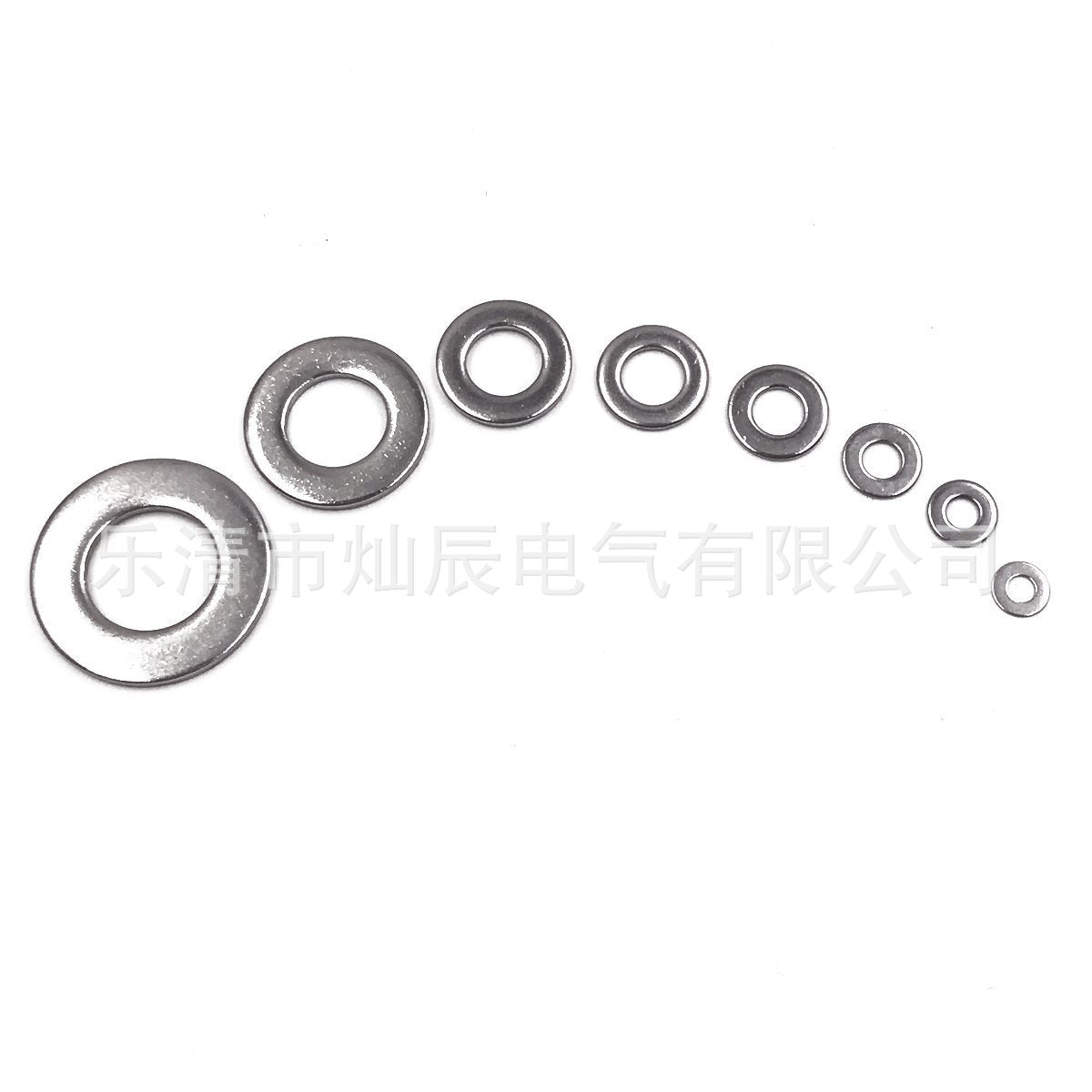 Cross-border e-commerce 360PCS boxed stainless steel flat washers, washers, thickened metal, screw hardware washers