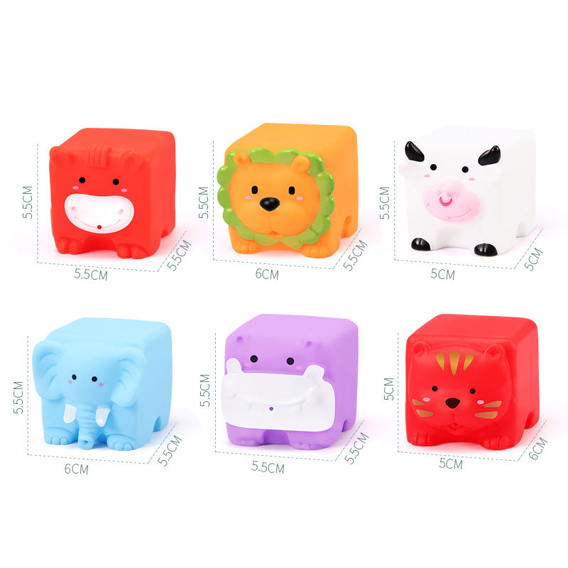 Baby infant bath toys boys and girls soft rubber cartoon swimming pool sprinkler water play toy set