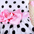 Bd summer collection: korean style sleeveless polka dot dress for girls - original export overstock, wholesale children's dresses