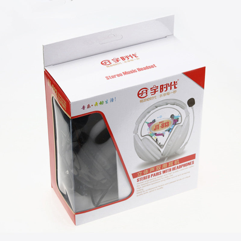 Yu times jt-813 mobile phone and computer head dual-use single-plug dual-plug wearable headset microphone gaming headset with microphone