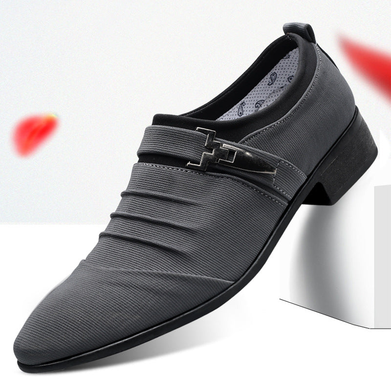 Summer new men's cloth shoes, plus size casual shoes, breathable slip-on canvas shoes, versatile men's footwear, dropshipping available
