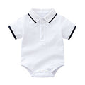 Export children's clothing infant polo shirt summer boy's khaki k-style one-piece baby romper cross-border romper